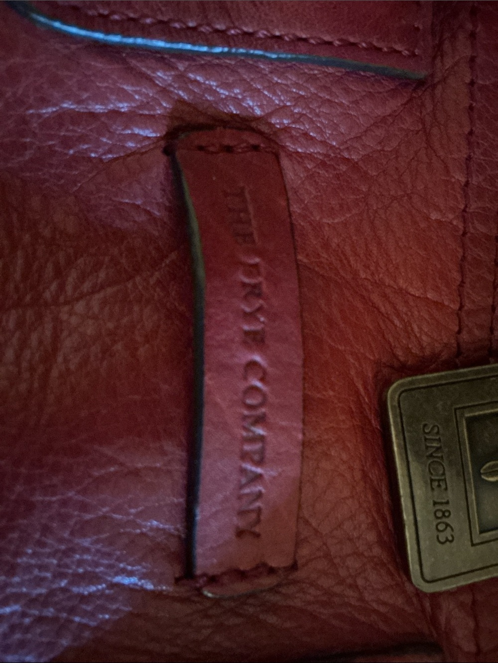 Frye Red Leather Crossbody - Picture 8 of 11